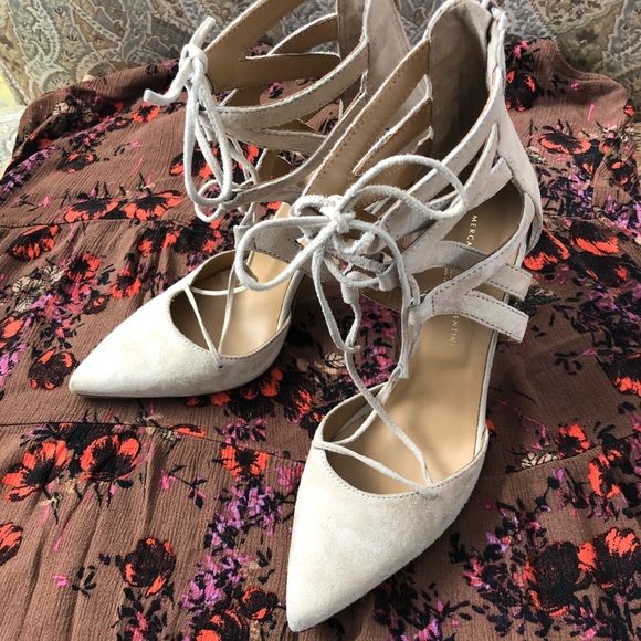 Mercanti Florentini Shoes - Mercanti Florentini Strappy Nude Pumps